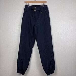 Vtg‎ Ossi Skiwear Womens Snow Pants XL Black Waterproof Gorpcore Outdoors